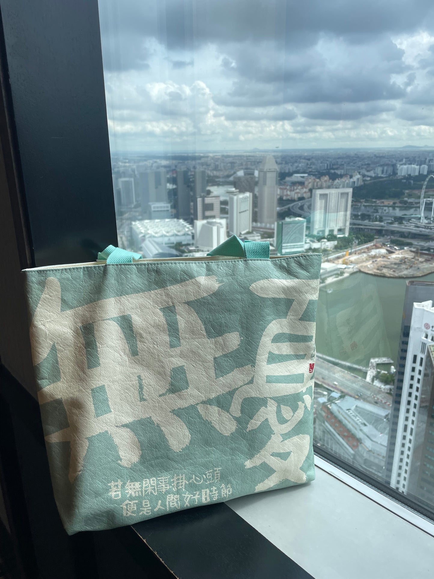 【新货到】双面 - 无忧~自在 手提包 粉绿 care free bag