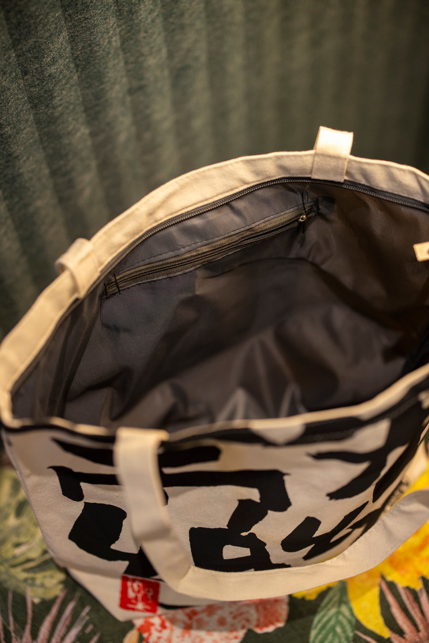 知足常乐 帆布包tote bag