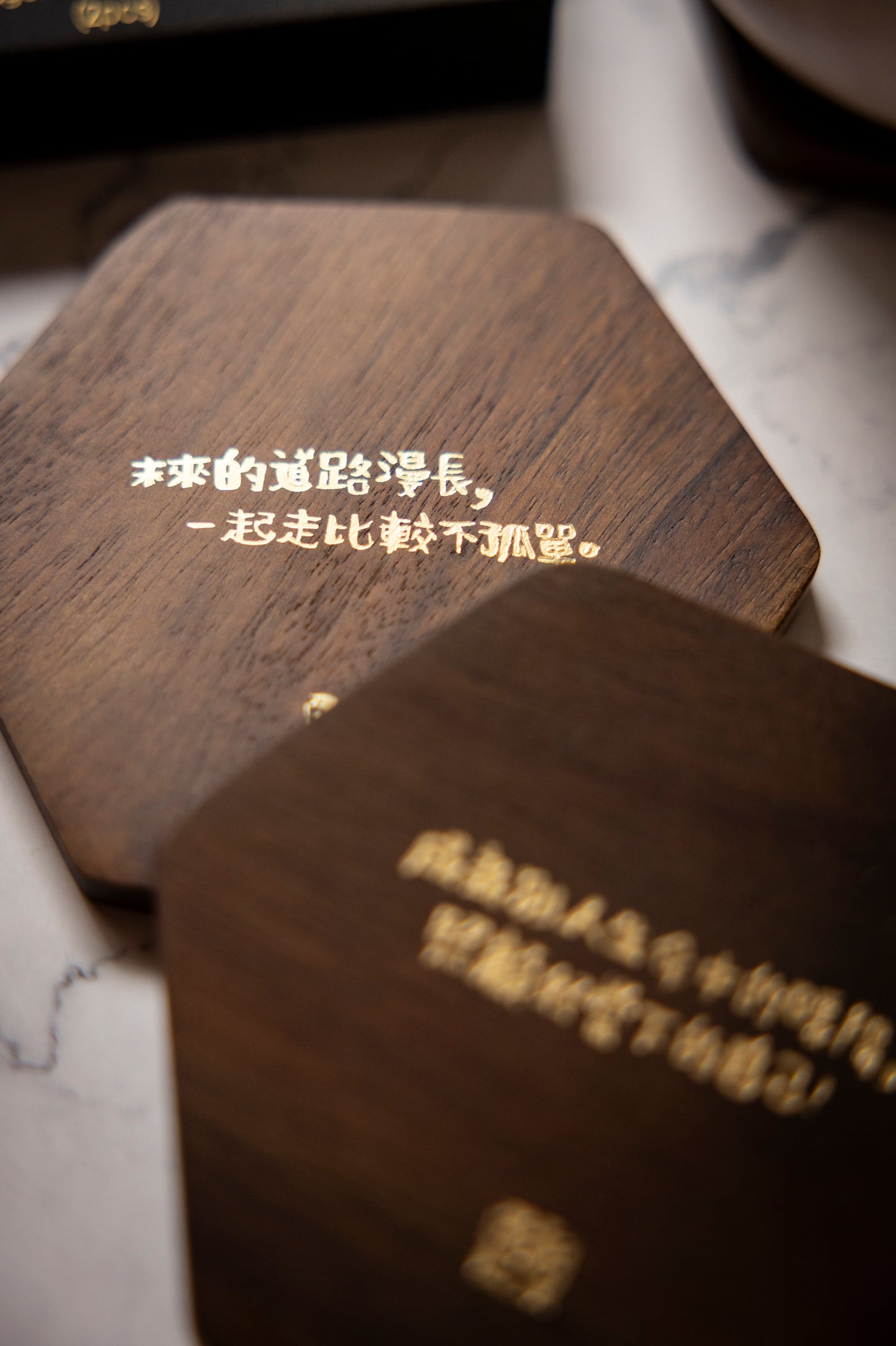 Hexagon Wooden Coaster｜六角木杯垫（礼盒装）